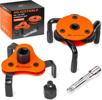 Universal 3-Jaw Oil Filter Wrench Set image